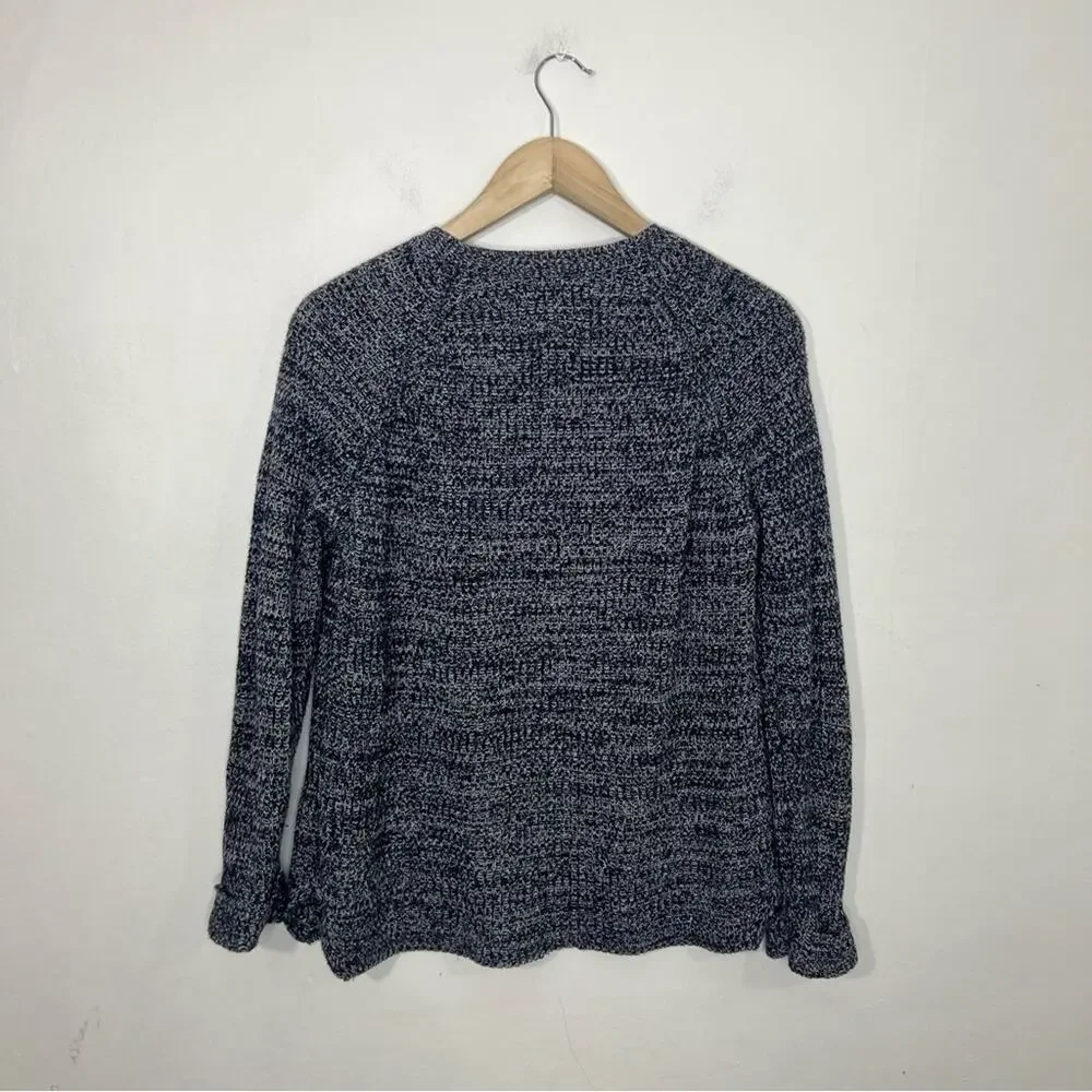Superdry Fesitval Goods CO. Blue Marled Crewneck Sweater Size XS